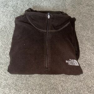 Brown North Face TKA100 Quarter Zip